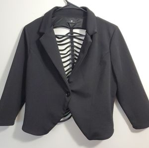 Blazer Womens Valentine Size L Color Black